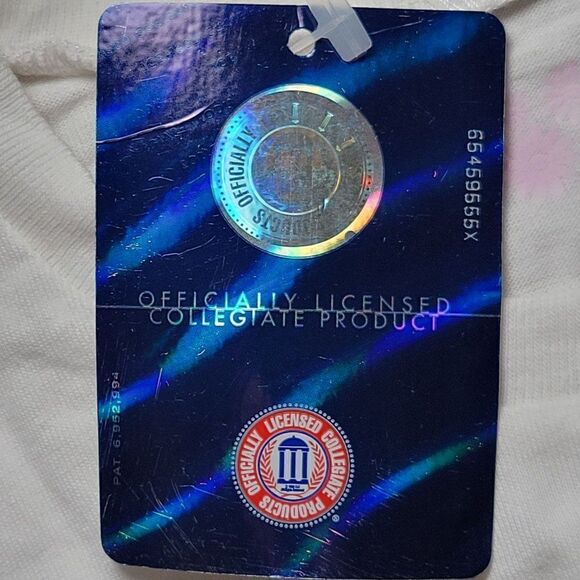 NebraskaâHuskersâWomens WhiteâSequinâT-shirtâSzâM - Picture 7 of 8